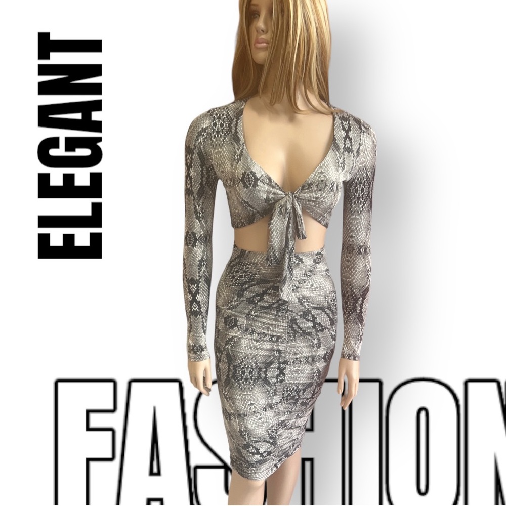 Snake in a Skirt Set
